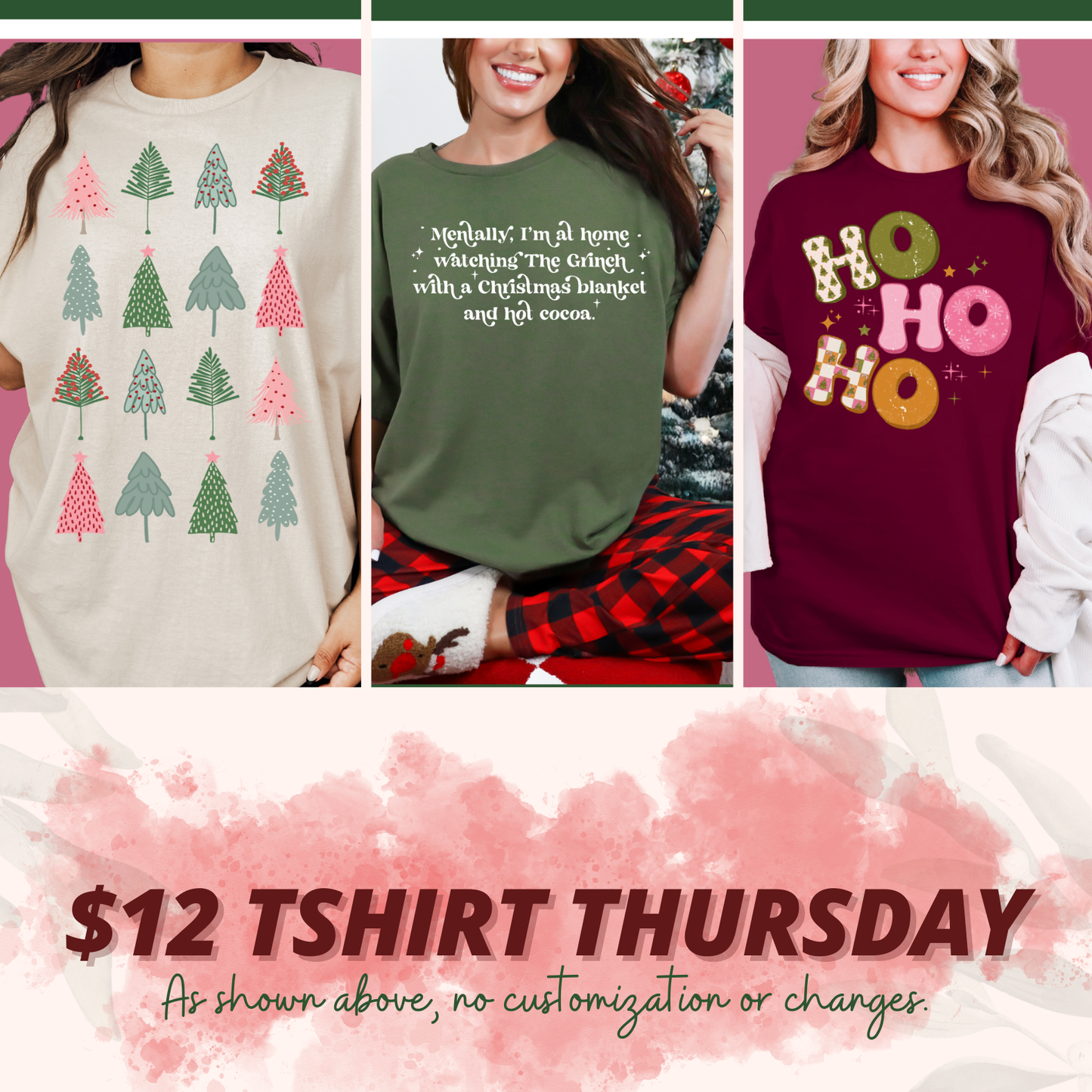 $12 T-SHIRT THURSDAY