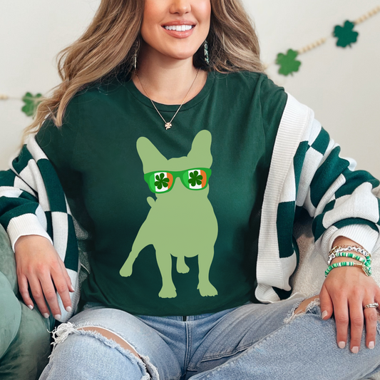 LUCKY FRENCHIE - ST PATTYS GLASSES