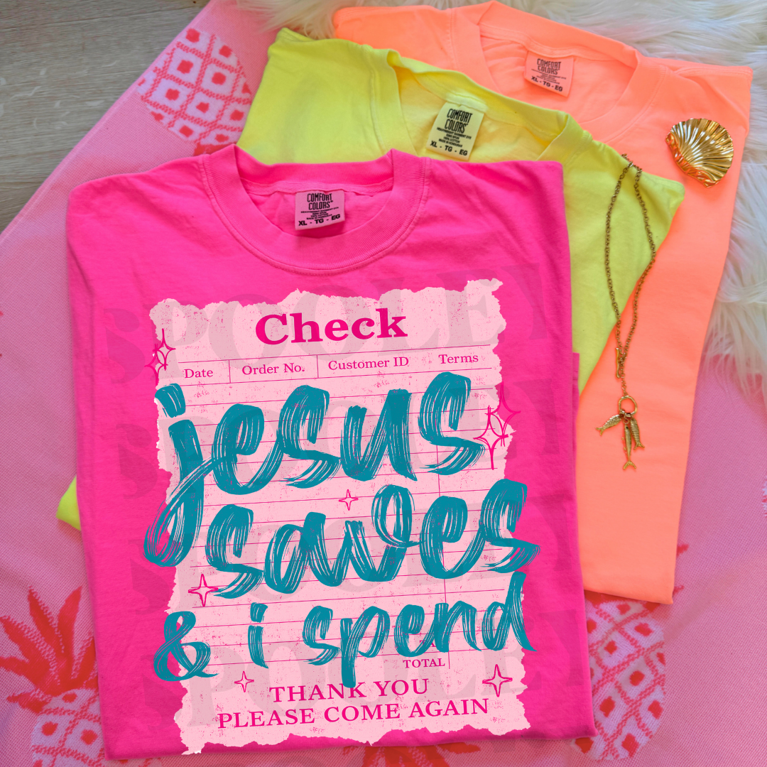 JESUS SAVES, I SPEND
