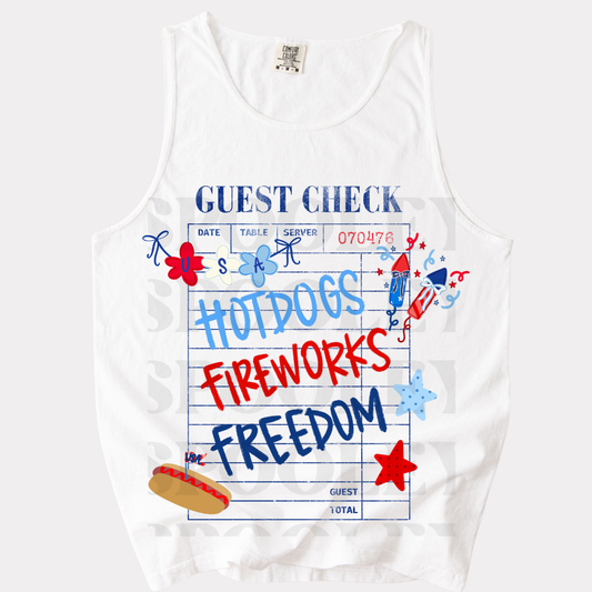 HOTDOGS, FIREWORKS AND FREEDOM